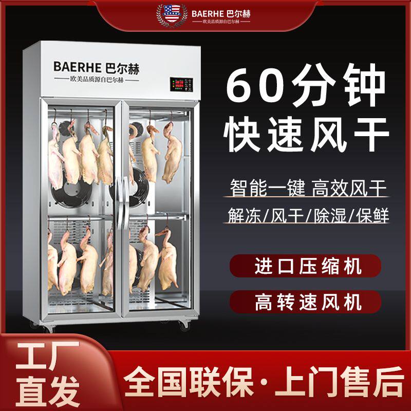 巴尔赫商用晾鸭柜智能晾胚柜除湿烧鹅烧腊五花肉烤鸭冷热风干柜