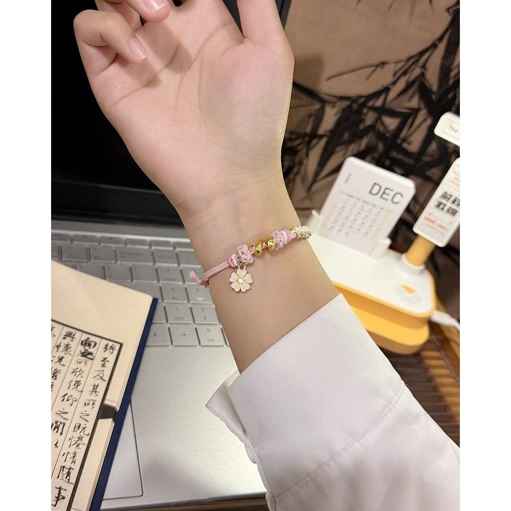 创意礼物桃之夭夭桃花卷卷蛇编织手绳手工diy材料包甜美女生,节庆用品/礼品,创意礼盒/礼品套组,淘宝优惠券,粉丝福利购,淘宝优惠卷