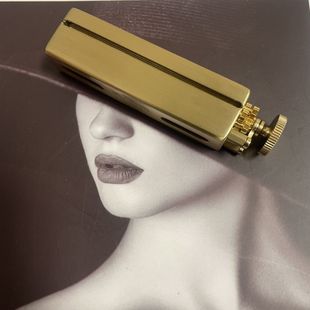 黄铜卷烟器具英伦黄铜镀鋯金8轴卷烟器旋钮70mmx6mm中支卷烟器便