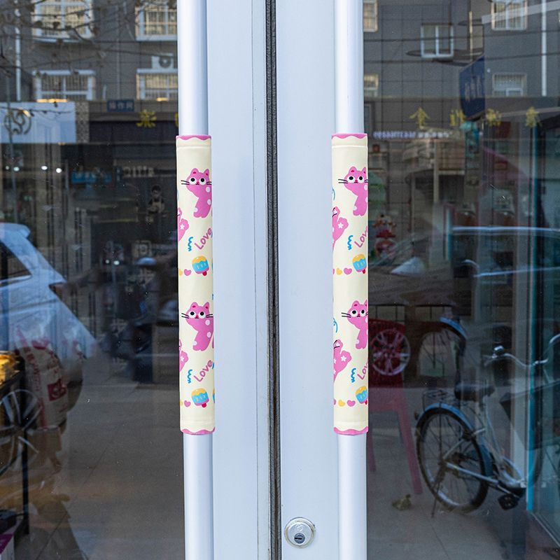 商铺门把手套冬季拉手门保护套防撞防静电门把手防烫入户门把手套