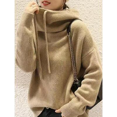 Women's Thickened Sweater Oversized Loose Fit Hooded Winter