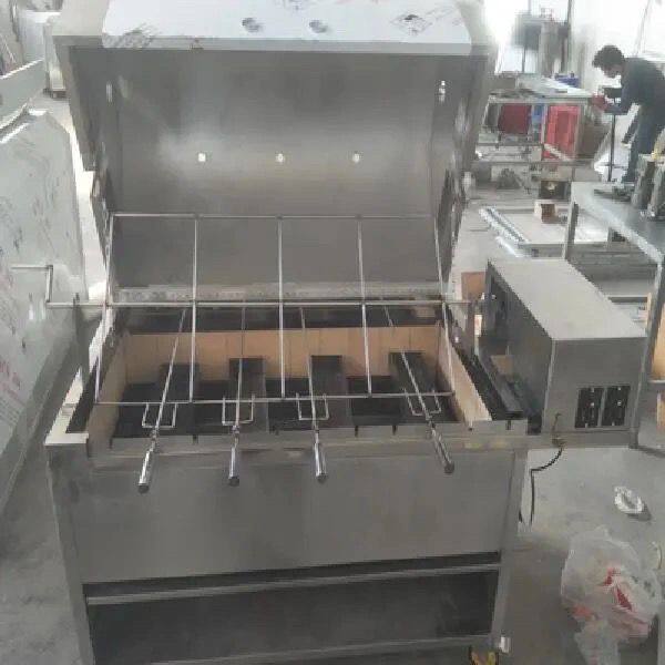 烤羊腿炉子全自动商用无烟烤全羊炉木炭燃气旋转羊排鱼鸡兔烧烤架
