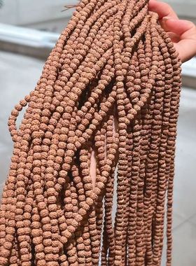 小金刚原桩菩提子108菩提满肉男女佛珠文玩念珠手串梅花爆肉