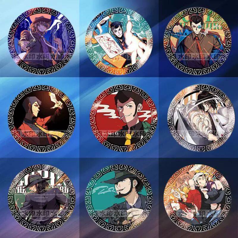 鲁邦三世 次元大介 峯不二子 徽章胸章胸针礼品吧唧周边来图定制,模玩/动漫/周边/娃圈三坑/桌游,动漫徽章/立牌,淘宝优惠券,粉丝福利购,淘宝优惠卷