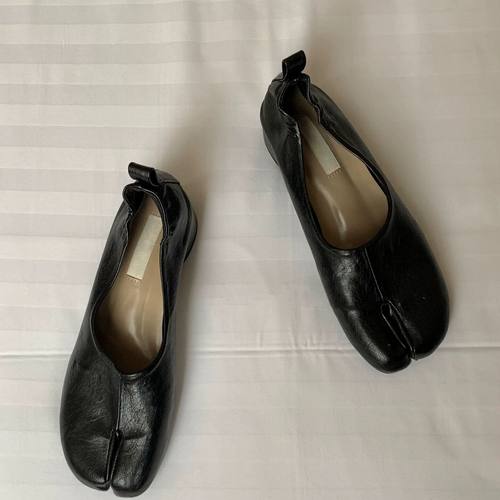 羊皮版~韩版小众超软奶奶单鞋女粗跟增高真皮猪脚分趾玛丽珍女鞋