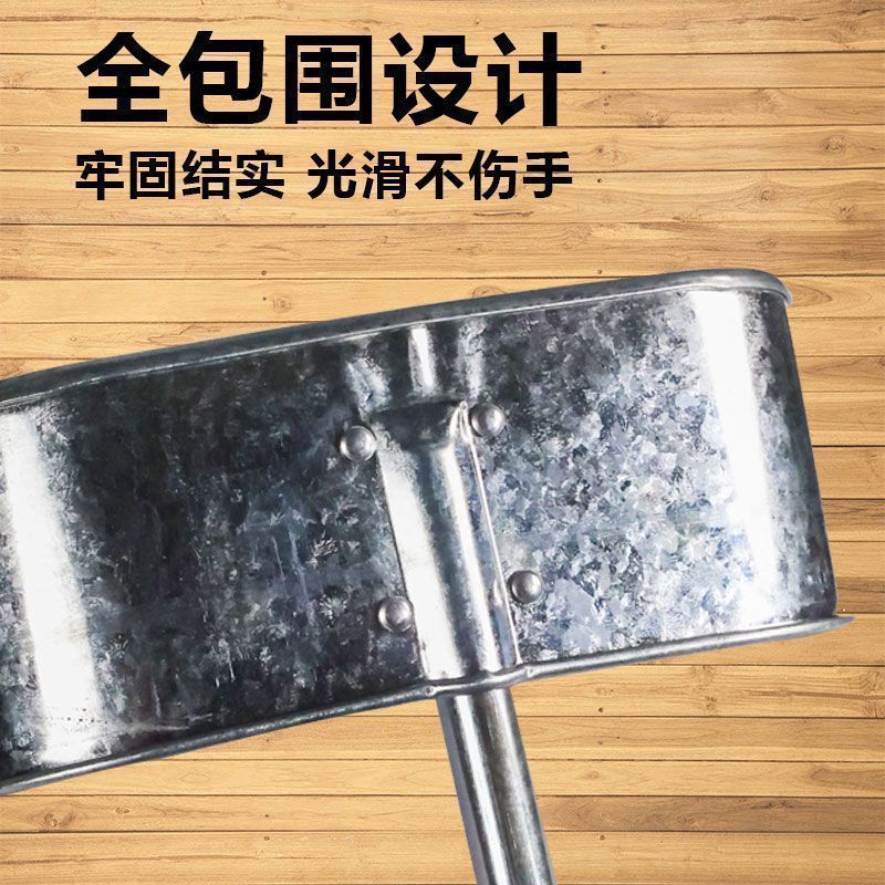 老式簸箕耐用环卫工人簸箕超级大号铁皮铁扒斗簸箕大号特大号