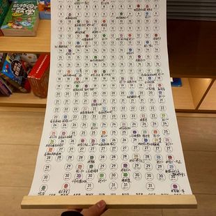 吵架日历2026情侣记录自律打卡计划全年一张创意年历挂墙单张木质