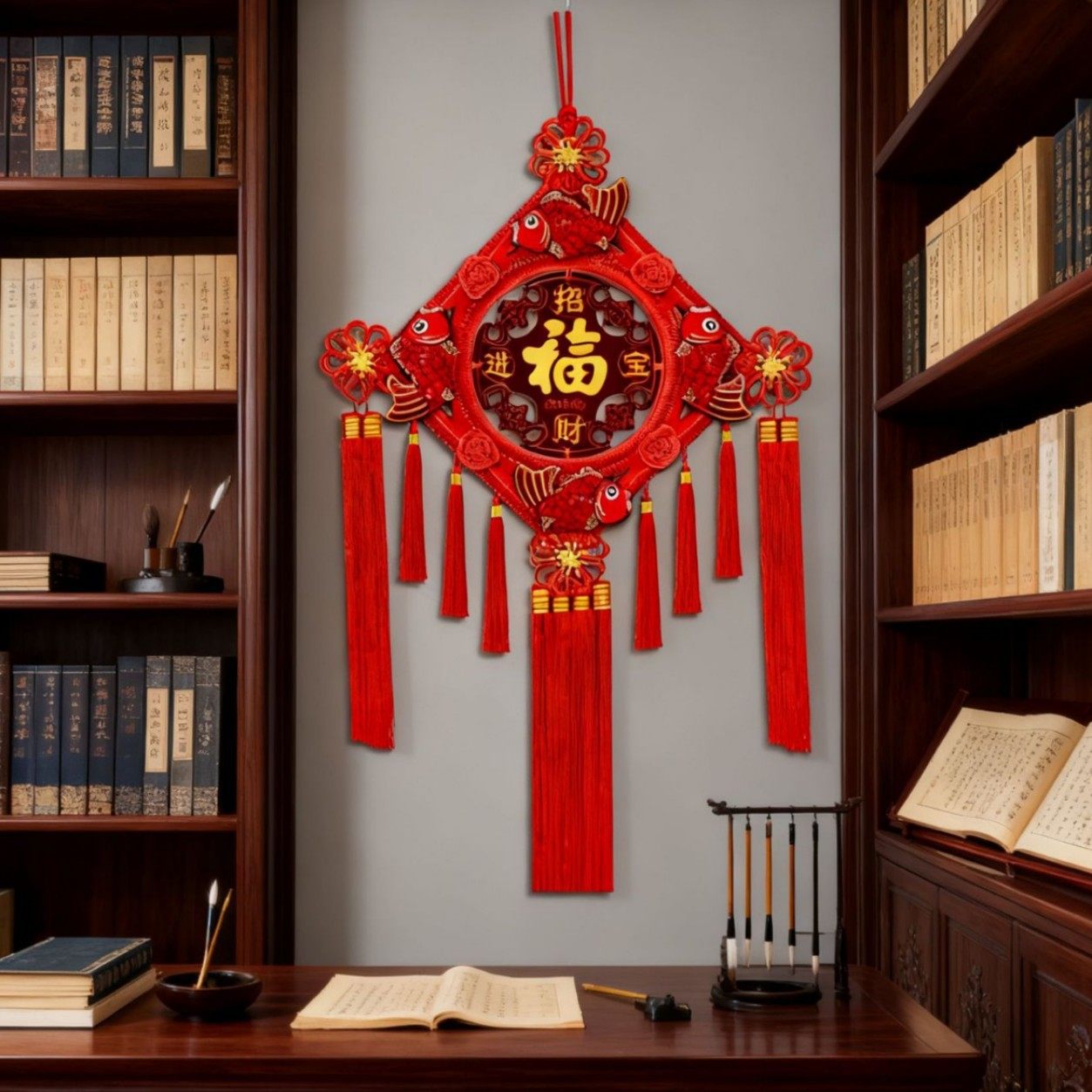 新年装饰挂件桃木中国结挂件入户门玄关乔迁结婚布置厂家,节庆用品/礼品,中国结,淘宝优惠券,粉丝福利购,淘宝优惠卷