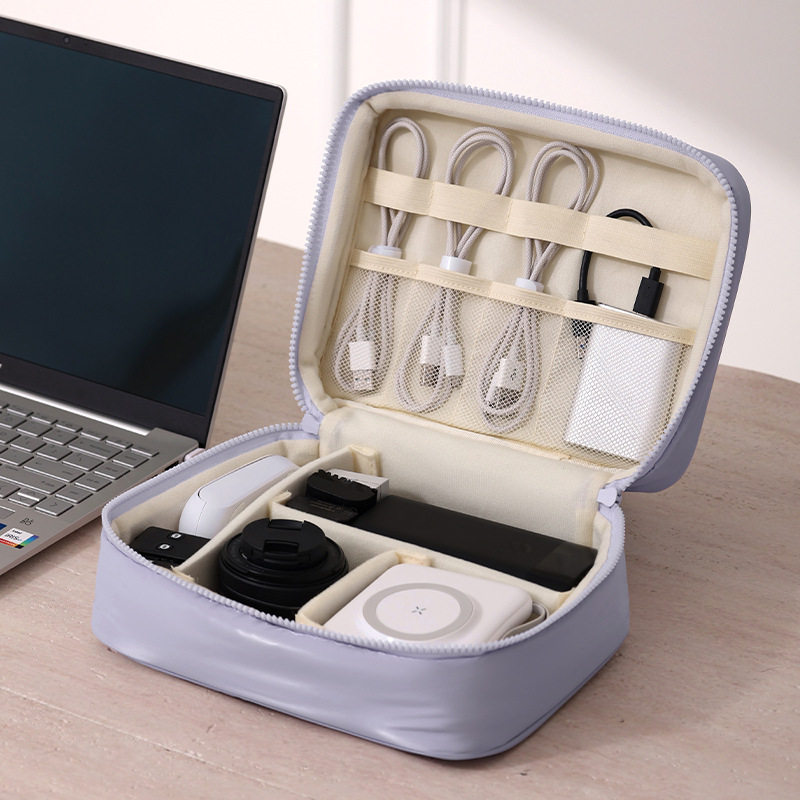 蓓恋新款数据线包大容量旅行充电宝数码产品收纳包多功能化妆包,收纳整理,衣物收纳袋,淘宝优惠券,粉丝福利购,淘宝优惠卷