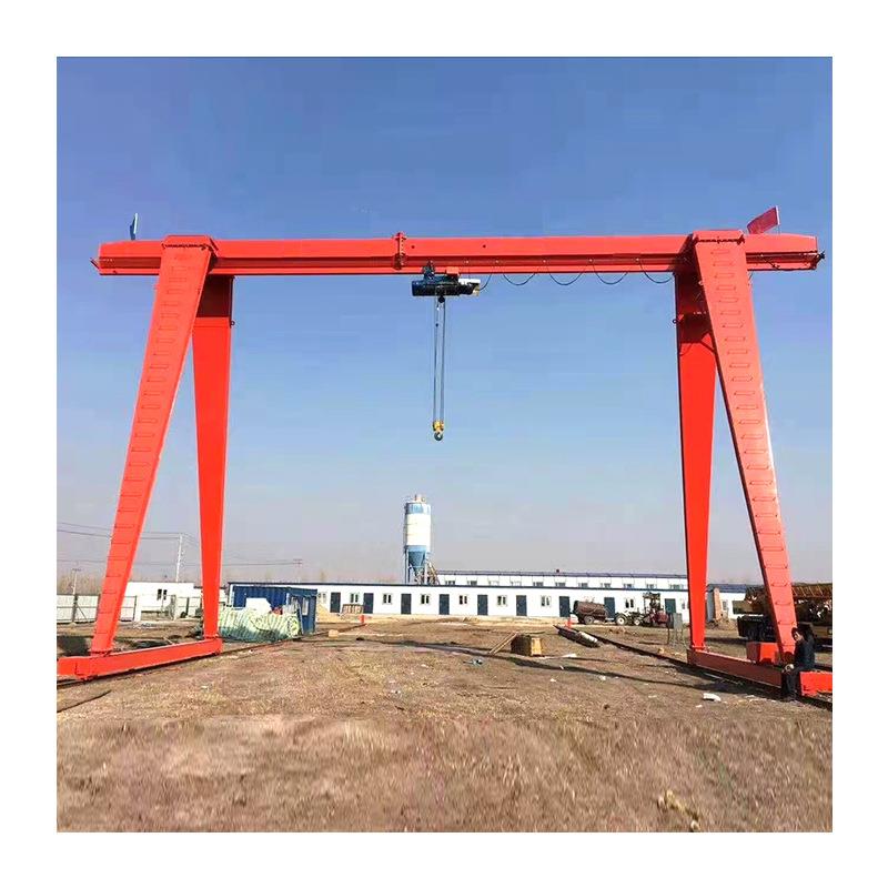 5吨电动龙门吊室外工业门式起重机料场货物装卸用MH10吨龙门吊