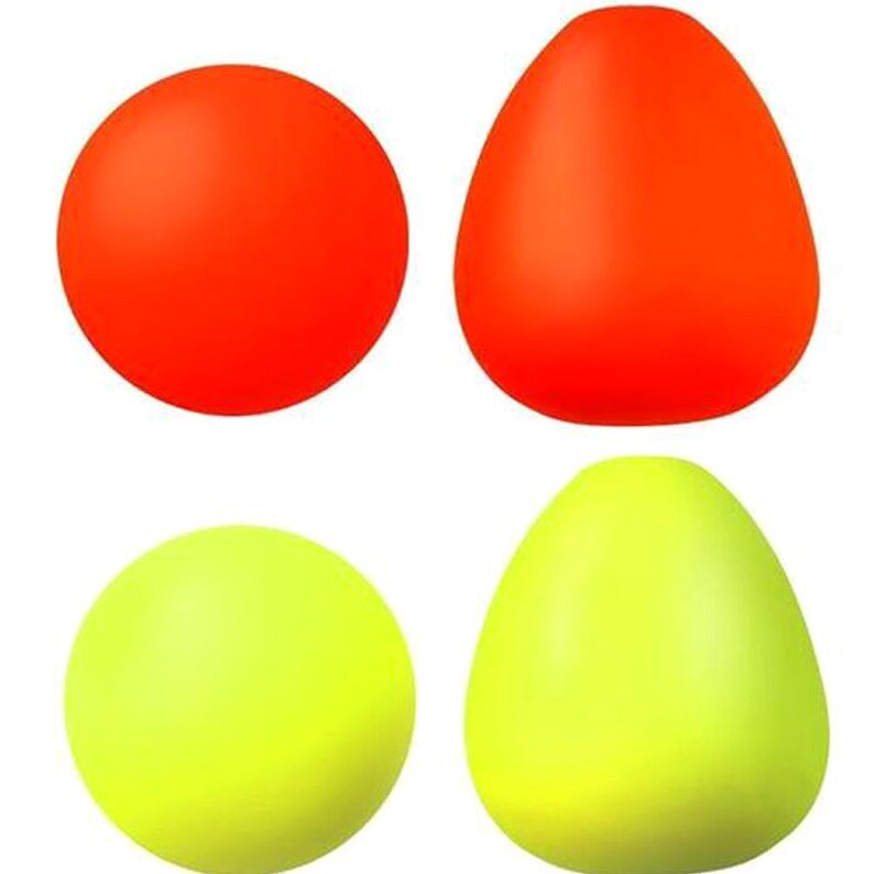 鱼漂醒目豆泡沫硅胶放大近视加粗荧光尾对碰浮珠对撞浮漂渔具