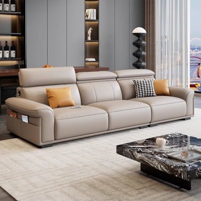 奥左广东佛山高端高靠背真皮沙发客厅头层牛皮轻奢高级感2025新款