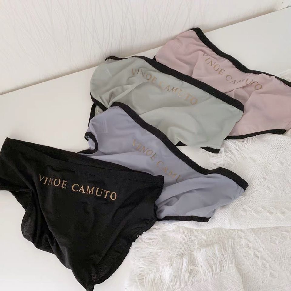 冰丝性感内裤女透气超薄丝滑无痕全棉纯棉抗菌中腰日系少女三角裤