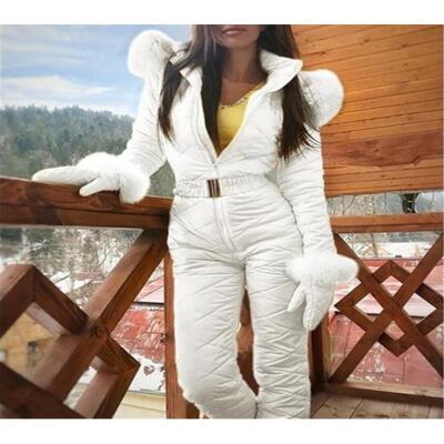 Women's Winter Northern Outdoor Fashion Ski Jacket Hoodie