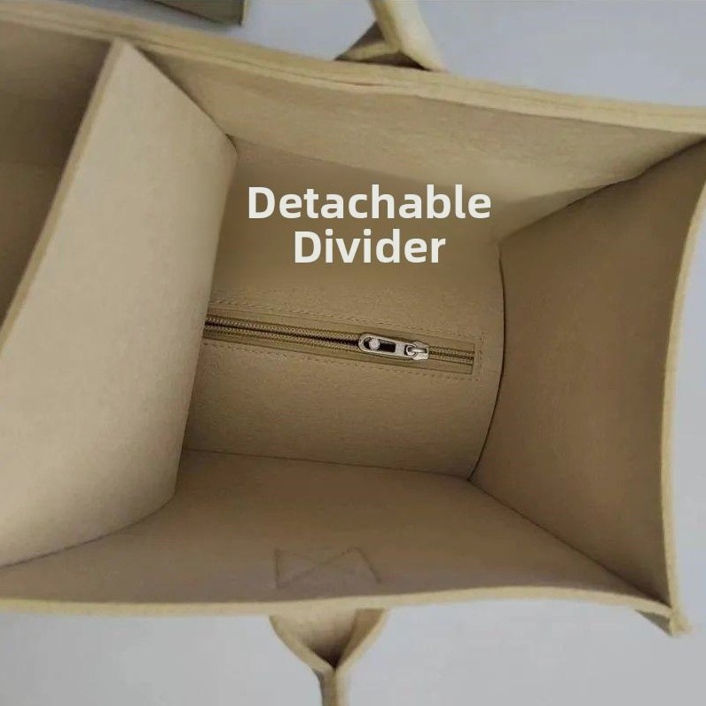 高级便携式可托特包包耐用藏手机充电宝平板书包底部拉炼暗兜