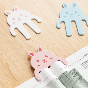 便携卡通可爱书册夹学生阅读平摊分页夹钢琴谱乐谱固定书本夹