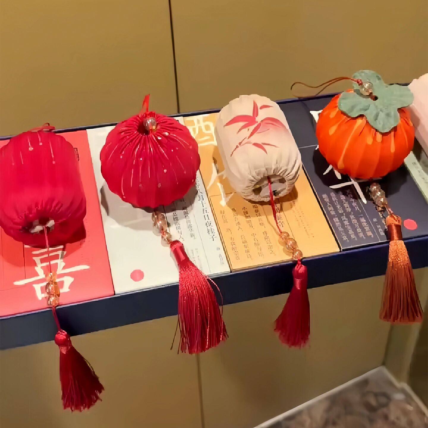 迷你灯笼挂件2026新年装饰场景布置门把手挂饰客厅卧室玄关喜庆