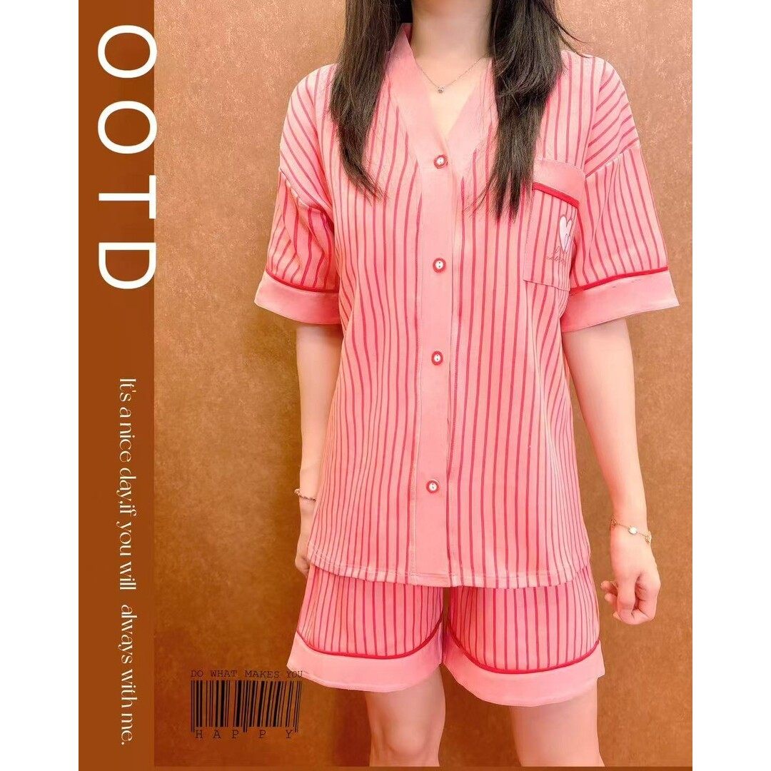 【拍一发三】[豆沙条纹]2025年女士气质韩版显白豆沙色可外穿睡衣,女士内衣/男士内衣/家居服,睡衣/家居服套装,淘宝优惠券,粉丝福利购,淘宝优惠卷