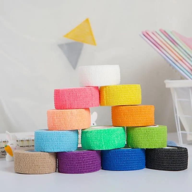 防磨手胶带弹力护指自粘绷带学生写字写作业护手指防茧100卷一箱