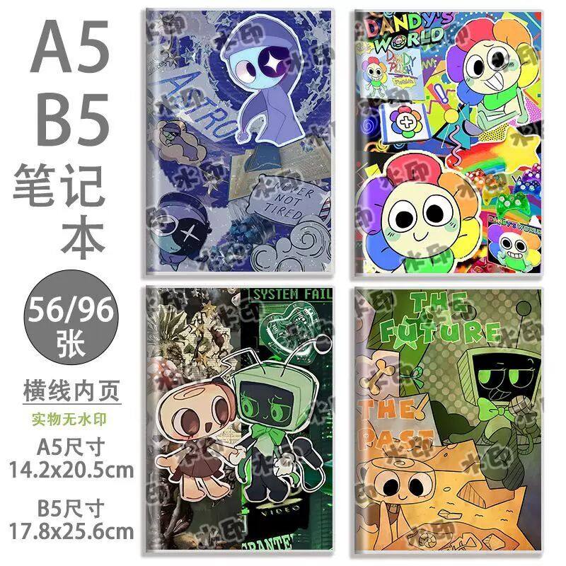 笔记本a5/b5胶套本学生文具Dandysworld丹迪的世界同人周边可定制,模玩/动漫/周边/娃圈三坑/桌游,动漫挂件/文具,淘宝优惠券,粉丝福利购,淘宝优惠卷