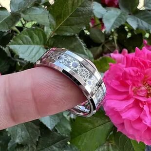 New Fashion Steampunk Gear Wheel Men Stainless Steel Ring In