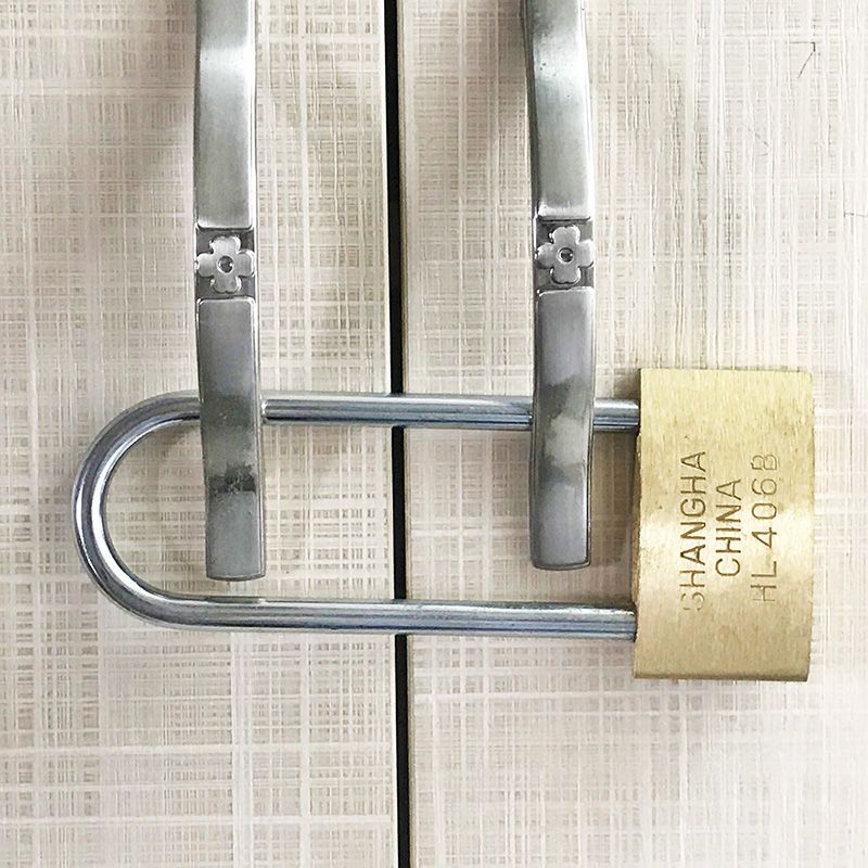 加长挂锁特长长梁长柄长锁头防水仿不锈钢锁锁具家用柜子拉手插锁