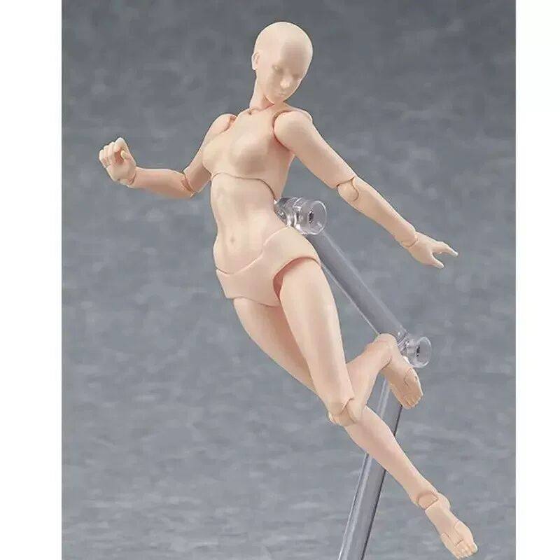 木头人偶关节木偶素体人体模型美术绘画摆件人体手掌手指关节可动