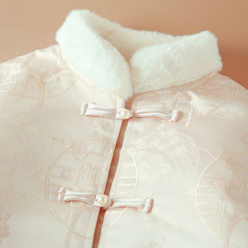 女童拜年服上衣中国风夹棉外套秋冬宝宝过年喜气汉服儿童唐装棉袄,童装/婴儿装/亲子装,唐装,淘宝优惠券,粉丝福利购,淘宝优惠卷