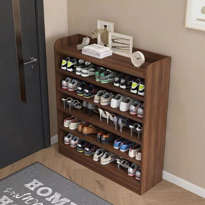 实木鞋架子多层门口鞋柜现代家用防尘经济型鞋架简约门厅柜大容量