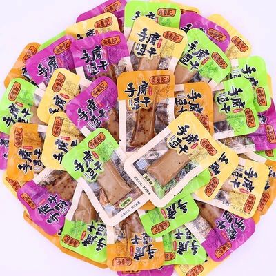 五香辣手磨豆干零食嫩豆腐干休闲小吃重庆特产独立小包装解馋零嘴