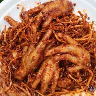 云南西盟特产风味佤味鸡爪网红款有骨麻辣凤爪体验无辣不欢苤菜根