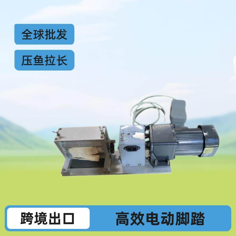 新产品直销DY168电动脚踏风琴鱿鱼机压鱼拉长机磨全球