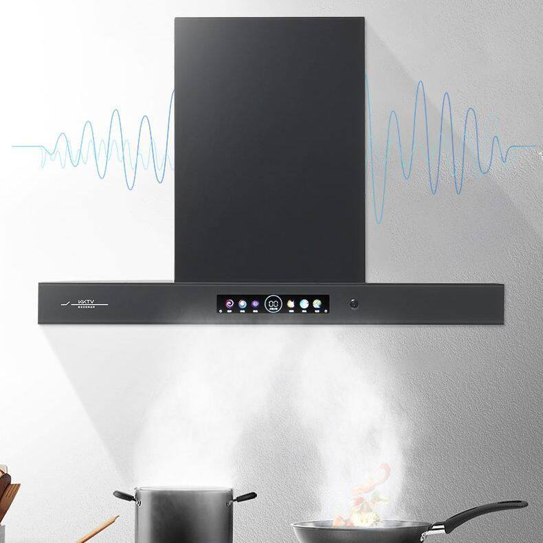 KKTV康佳互联网品牌抽油烟机燃气灶家用欧式顶吸猛火套装组合TD01