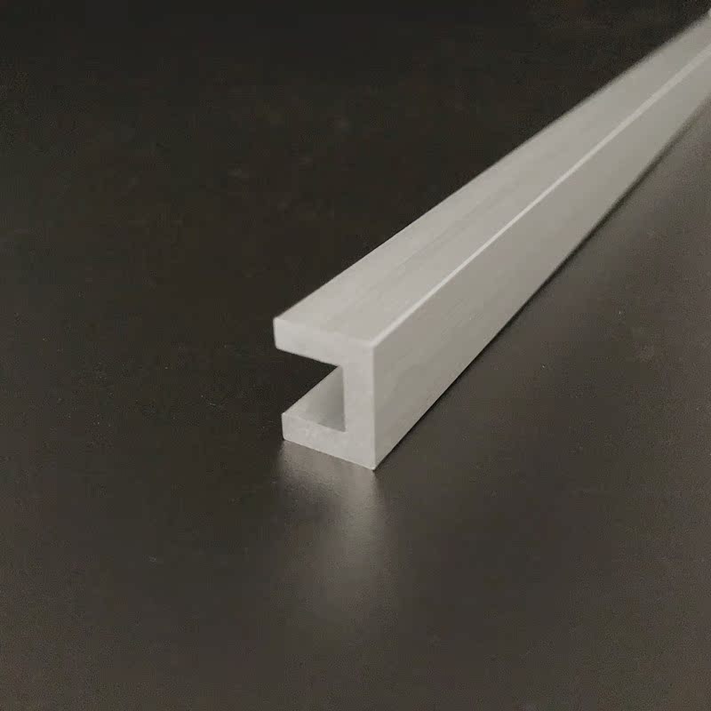 铝合金u型槽13x10x3厚度3mm内径7mmU型槽铝型材铝导轨滑槽 小单槽
