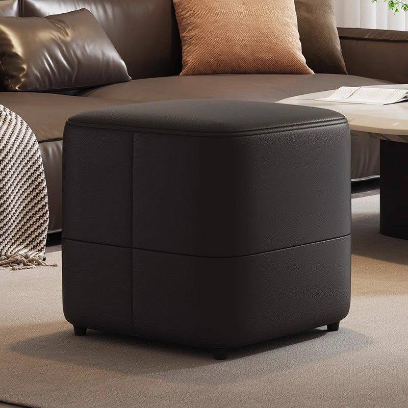 坐垛坐墩简换鞋凳超纤纳帕皮沙发凳皮墩凳方凳家用梳妆凳脚踏矮凳,住宅家具,矮凳,淘宝优惠券,粉丝福利购,淘宝优惠卷