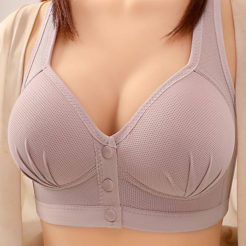 前扣舒适聚拢防下垂文胸中老年无钢圈上托文胸罩杯前排扣女士胸罩,女士内衣/男士内衣/家居服,文胸,淘宝优惠券,粉丝福利购,淘宝优惠卷