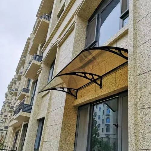 自己安装雨棚加厚铝合金雨棚家用屋檐室外窗户防雨透明静音防晒新