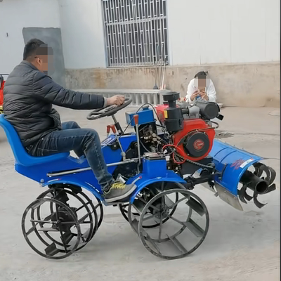 新款柴油水田耕田机乘坐式农用旋耕机水旱两用四驱微耕机打浆机器