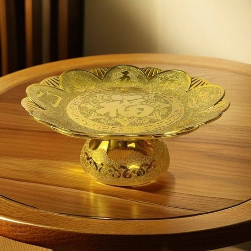 莲花贡盘果盘供盘水果盘供佛招财财神托盘塑料拜神供奉佛堂砂金盘,家居饰品,果盘/果篓,淘宝优惠券,粉丝福利购,淘宝优惠卷