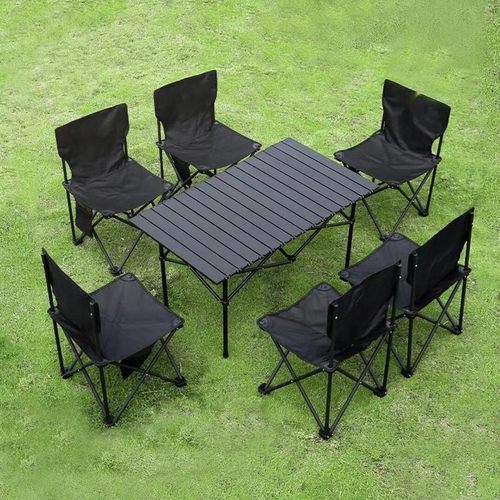 户外折叠桌子便携式蛋卷桌便携围炉煮茶野餐露营桌椅用品装备全套