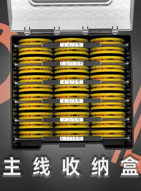 鲫明ocd竞技主线收纳箱小药线组渔具配件收纳盒钓箱用配件
