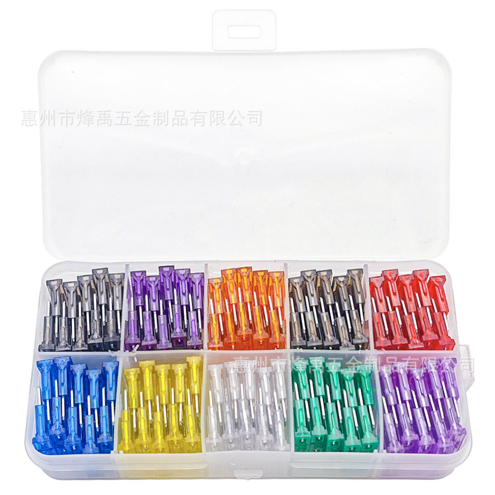 跨境货源 100pcs汽车中号插式保险片保险丝套装盒装 车用 保险丝,电子/电工,接线端子,淘宝优惠券,粉丝福利购,淘宝优惠卷