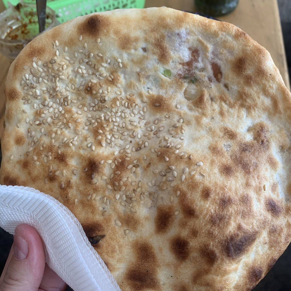 山东省博山焦庄烧饼特产淄博芝麻