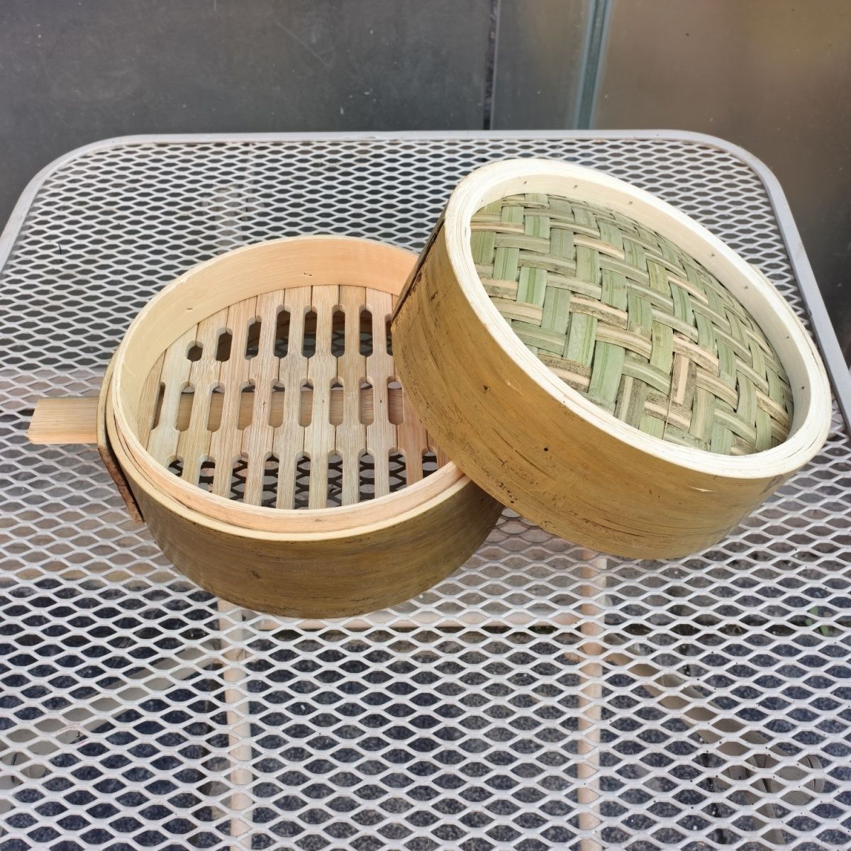 青皮竹子蒸笼家用加厚小笼包子馒头蒸屉竹编蒸格蒸架竹蒸笼家用