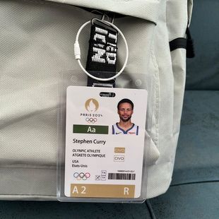 美国梦之队巴黎篮球选手证挂件詹姆斯库里杜兰特球星卡背包礼物