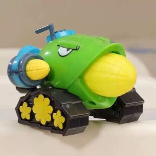 男孩植物大战僵尸玩具的单个二代菠萝双重豌豆射手发射炮弹儿童礼