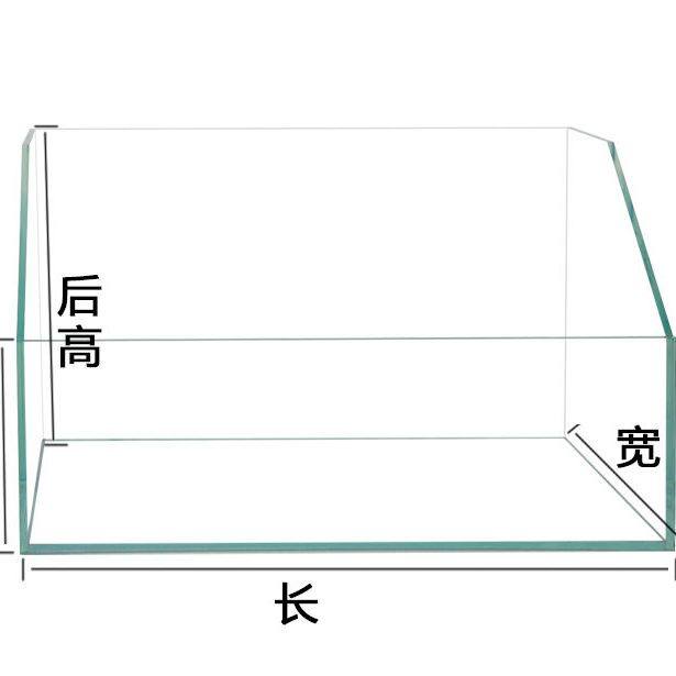金晶水陆缸 雨林缸植物造景缸 微景观斜口缸乌龟缸超白水陆缸定做