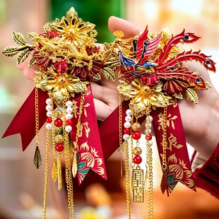 胸花结婚用结婚礼胸花一对龙凤全套家人新郎新娘父母高级感襟花婚