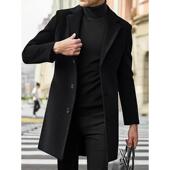Men BreastedNotchLapelTrenchCoat SSingle