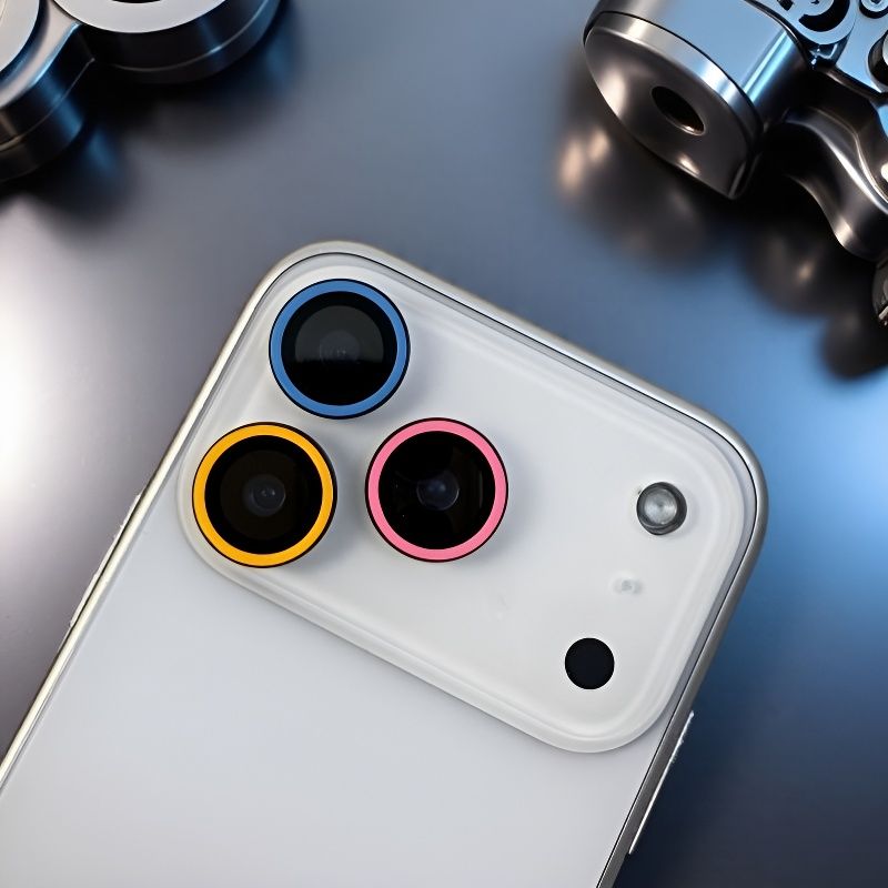 iPhone17promax夜光镜头膜单个苹果16pro相机保护圈15摄像头14/13